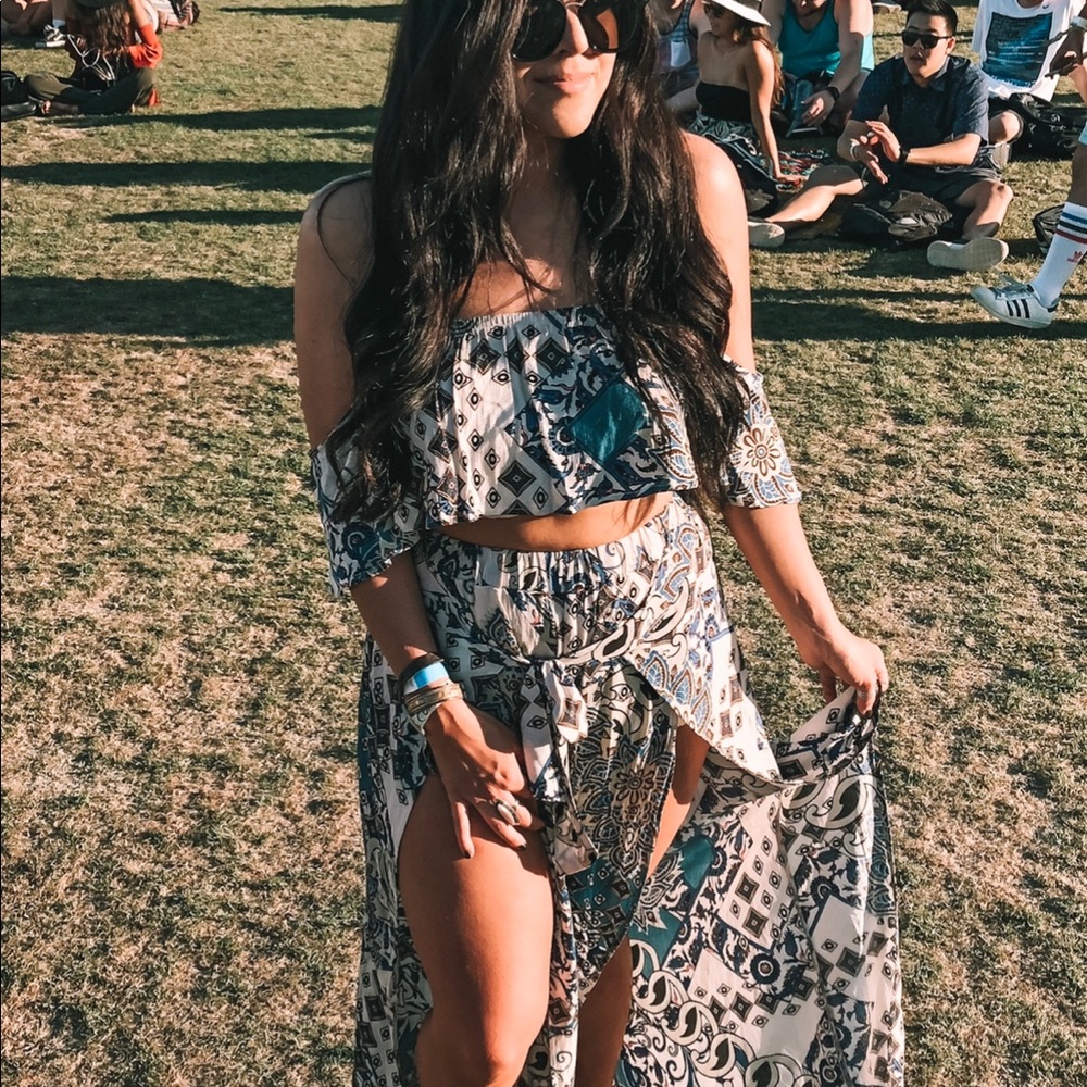 Two Piece Romper Pant Set